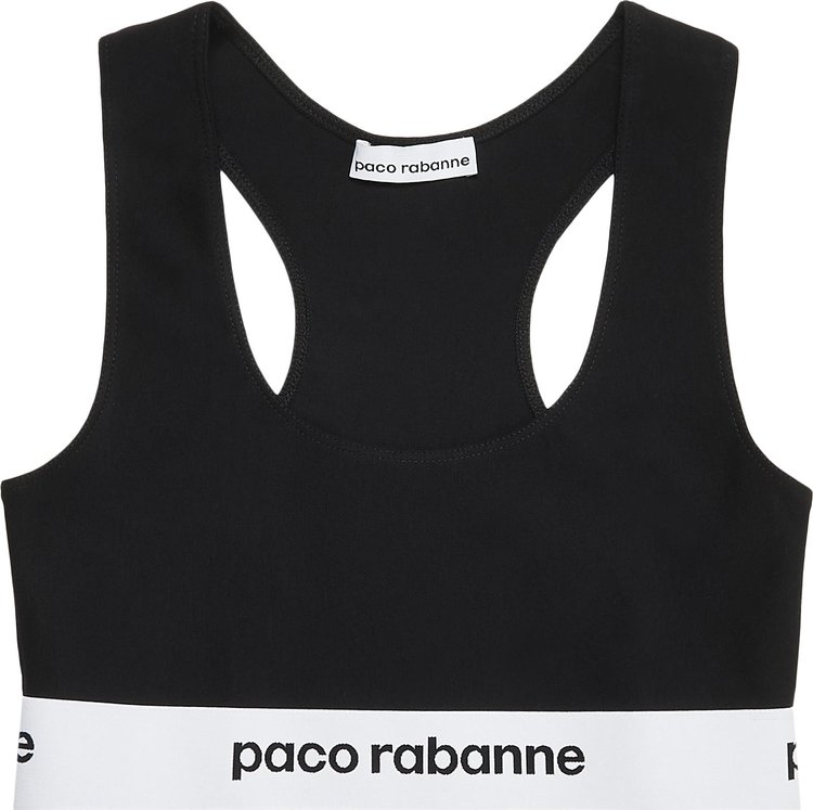 Paco Rabanne Top 'Black'