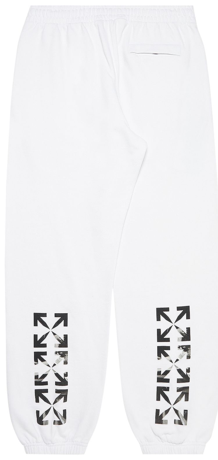 Off White Caravaggio Arrow Slim Sweatpant WhiteBlack