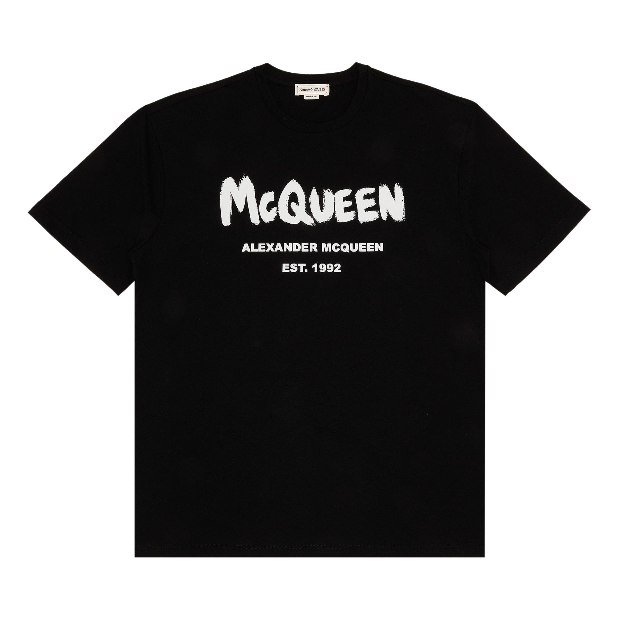 Buy Alexander McQueen Graffiti T-Shirt 'Black/White