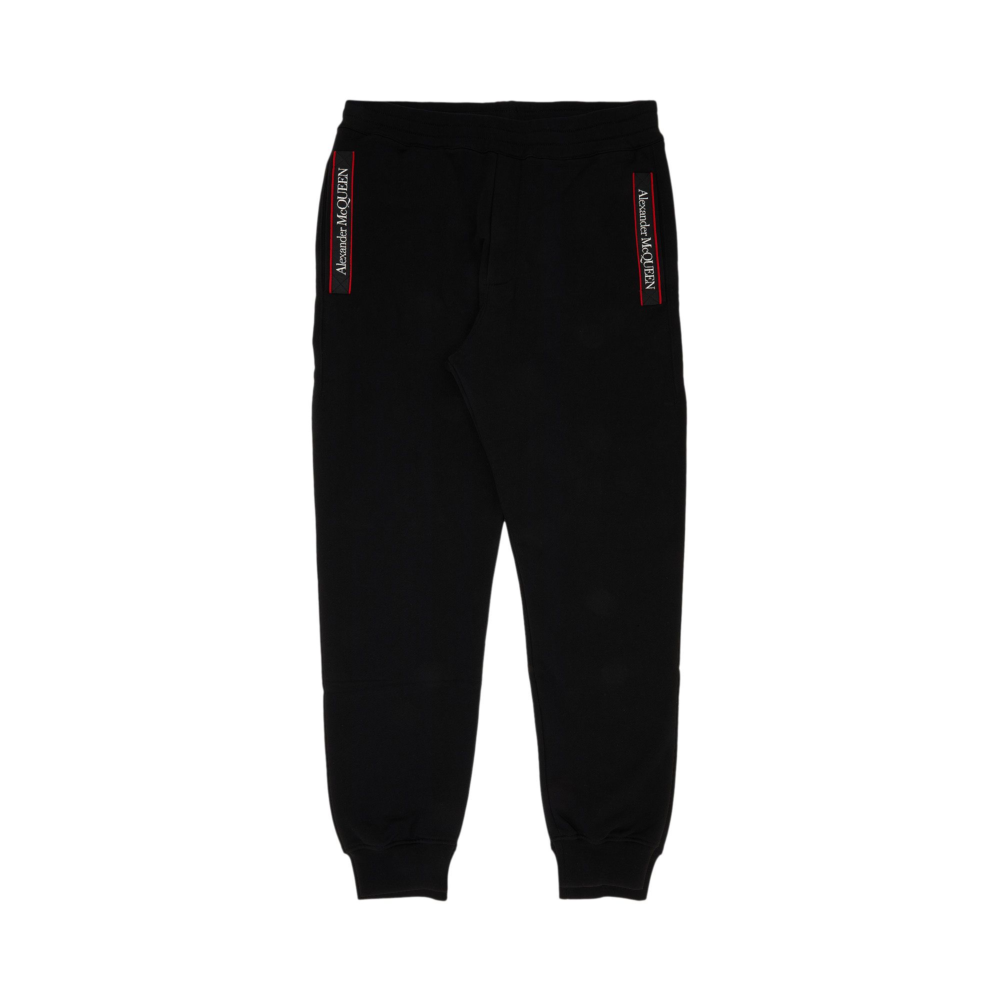 Buy Alexander McQueen Selvedge Logo Tape Detail Joggers