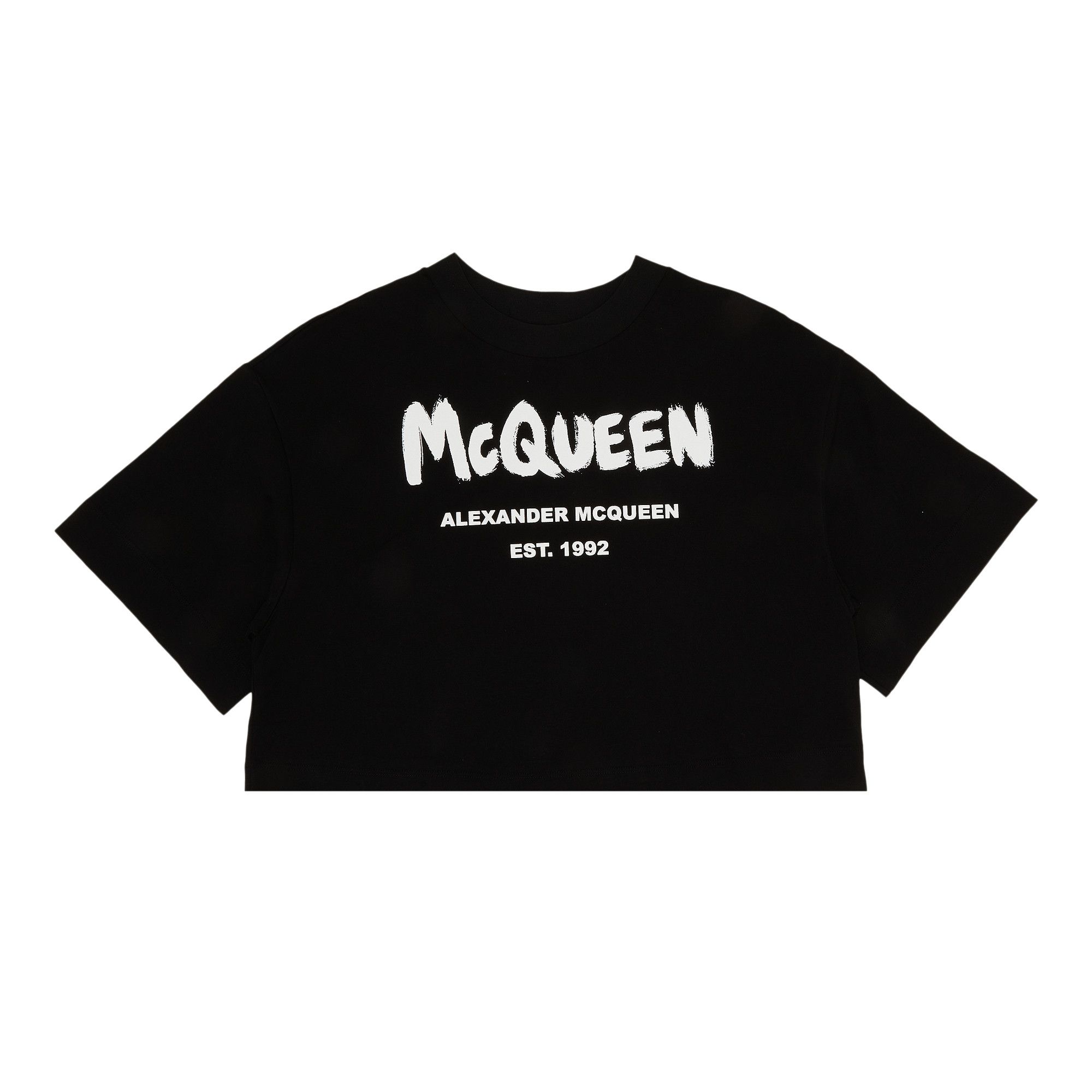 Buy Alexander McQueen Graffiti T-Shirt 'Black/White