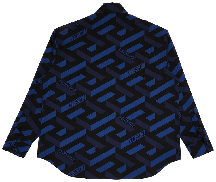 Versace Informal Monogram Shirt NavyBlack