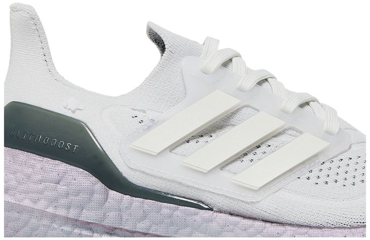 Adidas UltraBoost 21 J Crystal White Silver