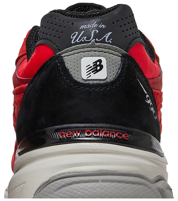 New Balance 990v3 Made In USA Red Suede