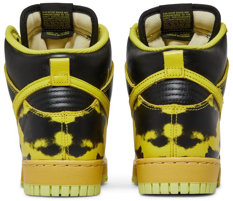 Nike Dunk High 1985 Yellow Acid Wash