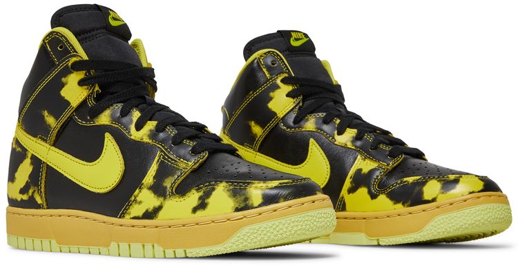 Nike Dunk High 1985 Yellow Acid Wash