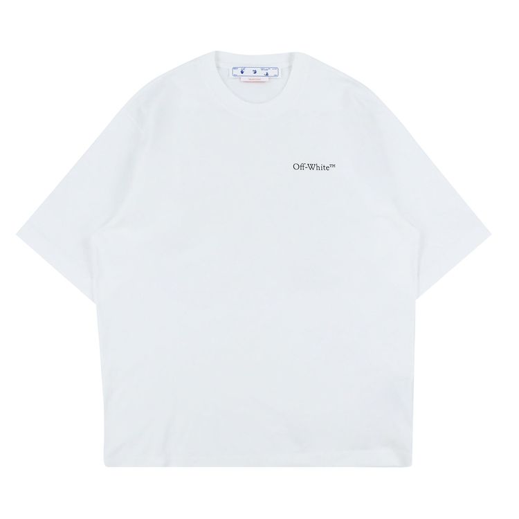 Off White Caravaggio Crownin Skate Short Sleeve Tee WhiteBlack