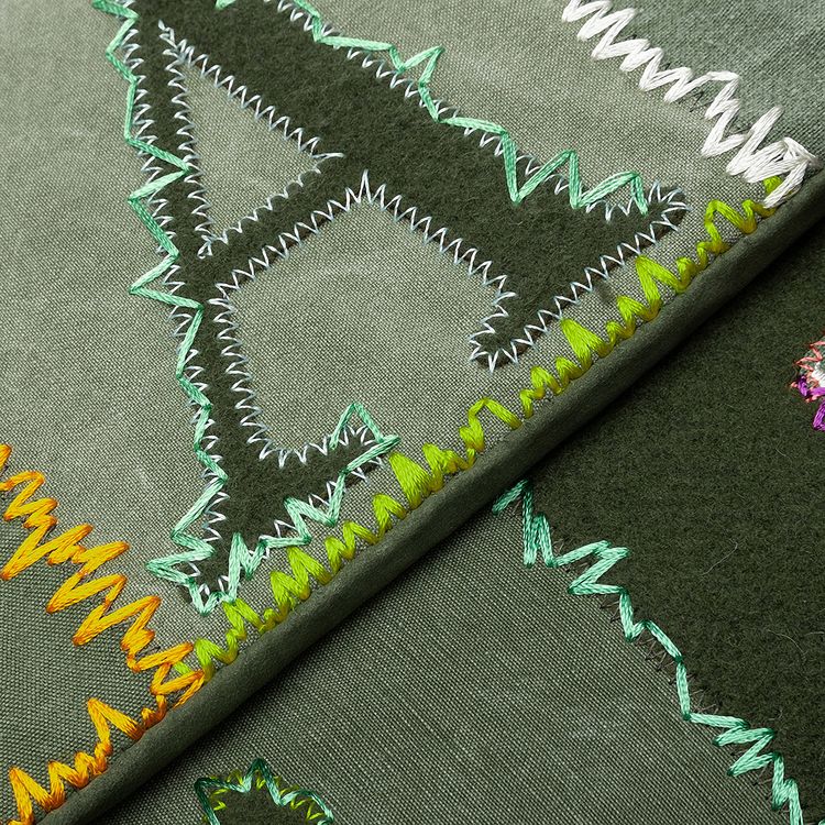 READYMADE Patchwork Big Chain Bag Green