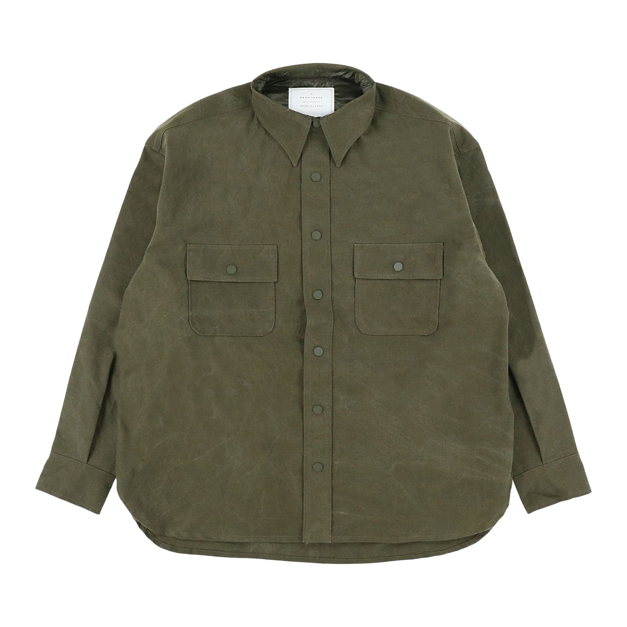 Buy READYMADE Oversize Shirt 'Green' - RE CO KH 00 00 187