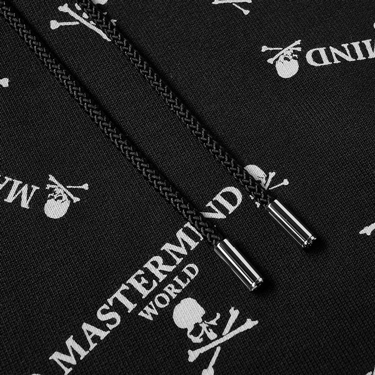 Mastermind World Logo Zipped Hoodie Black