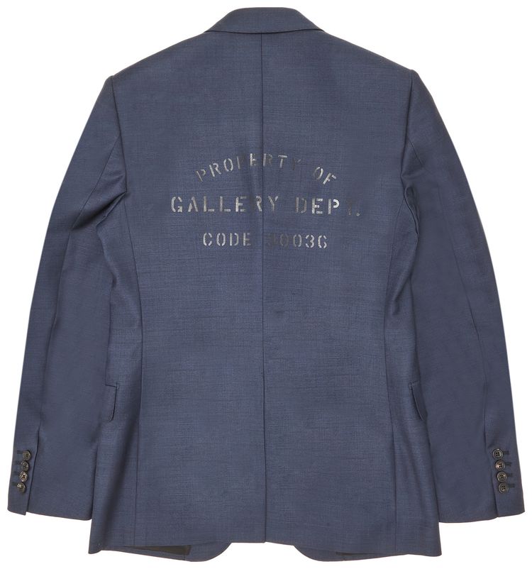 Gallery Dept x Lanvin Single Breasted Blazer Navy
