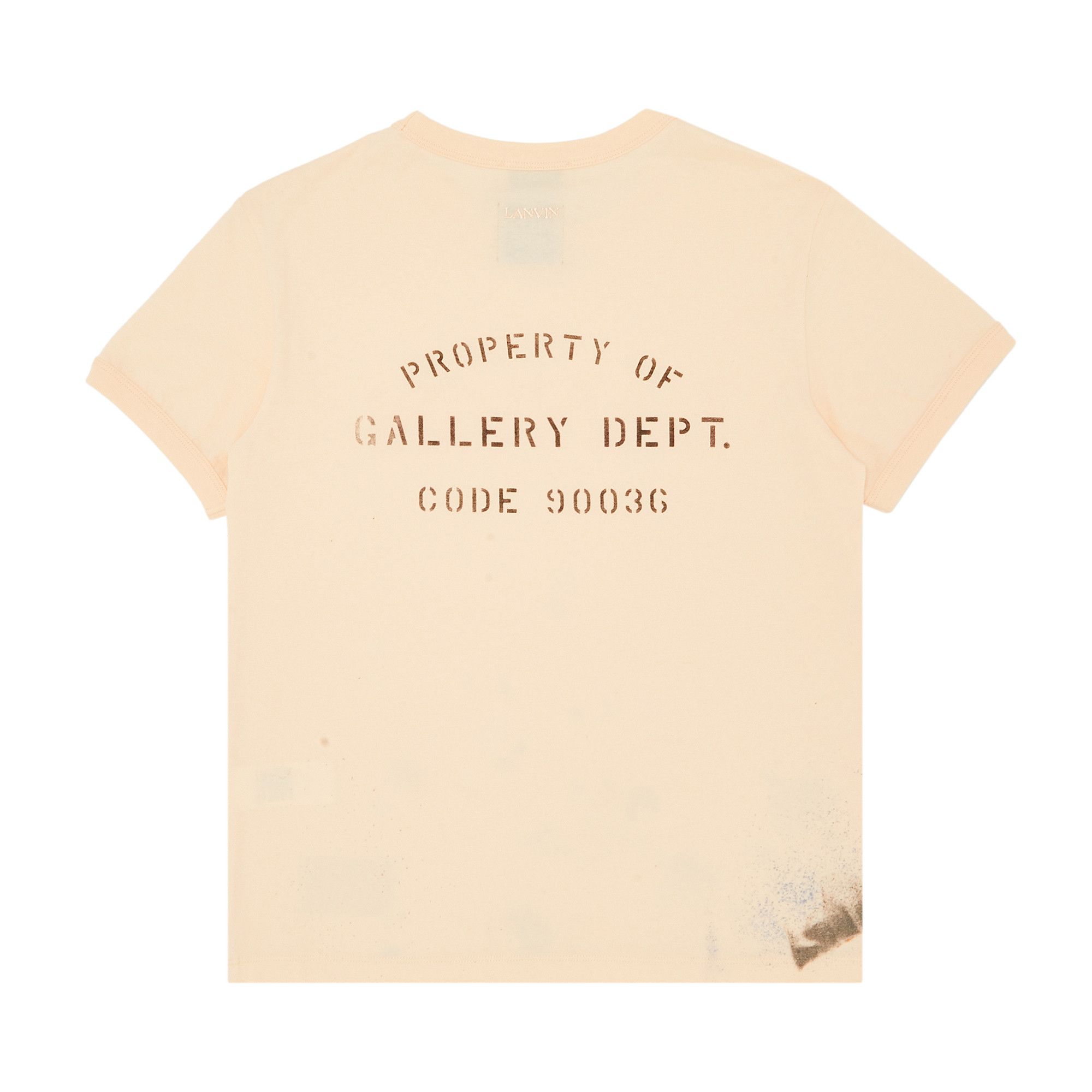 LANVIN GALLERY DEPT. コラボ Tシャツ Gallery Dept. x Lanvin Collaboration Painted T-Shirt Size S