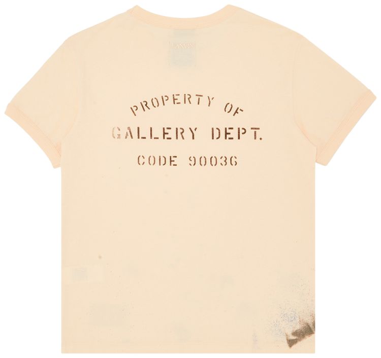 Gallery Dept x Lanvin Wmns Short Sleeve Embroidered T Shirt Multicolor