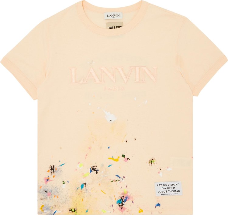 Gallery Dept. x Lanvin Wmns Short-Sleeve Embroidered T-Shirt 'Multicolor'