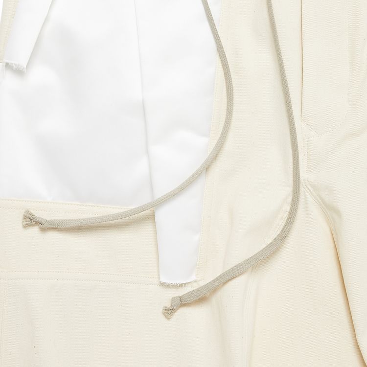 Rick Owens Drawstring Cropped Pants Natural