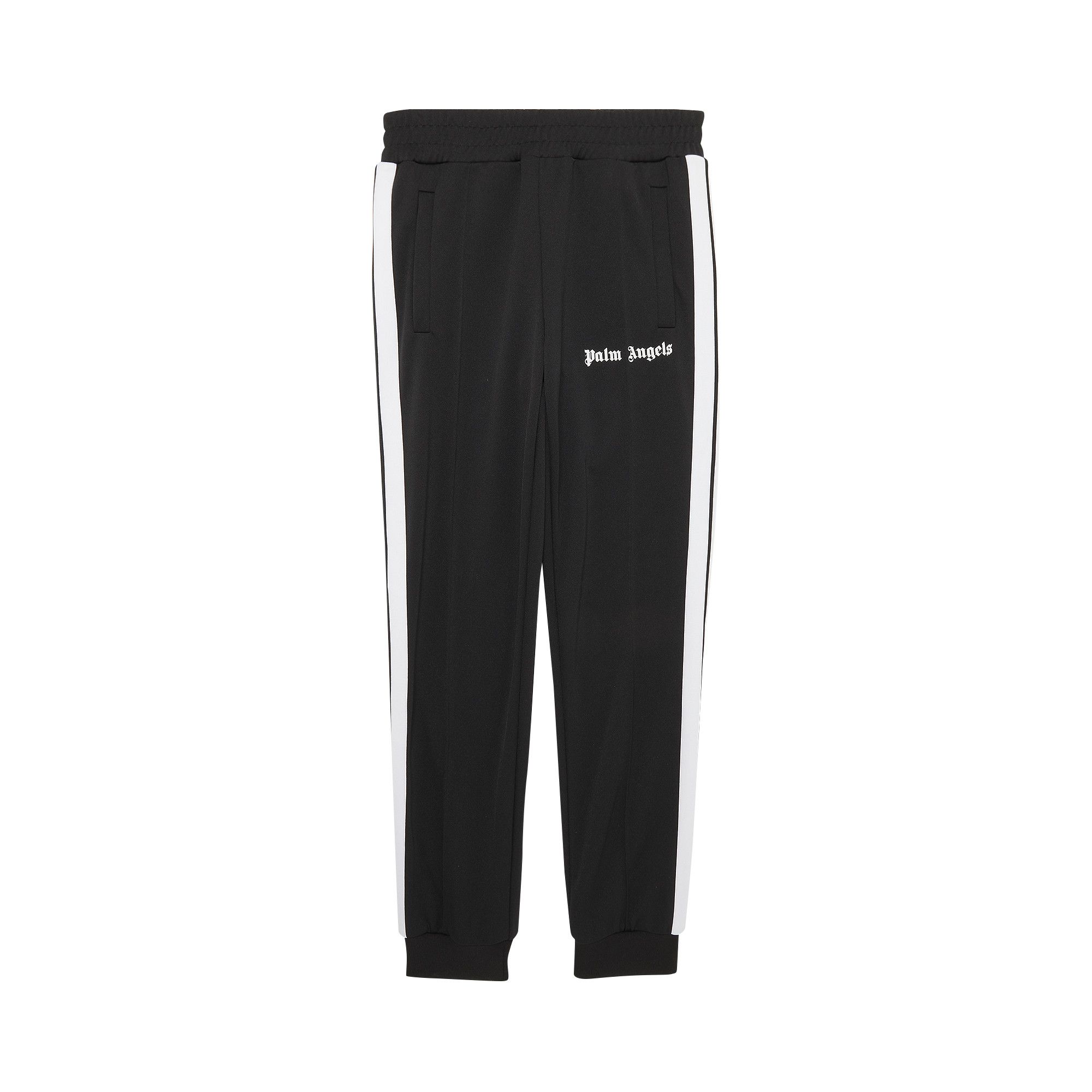 Buy Palm Angels Ankle Rib Track Pants Black White PMCJ002C99FAB0011001 GOAT UK