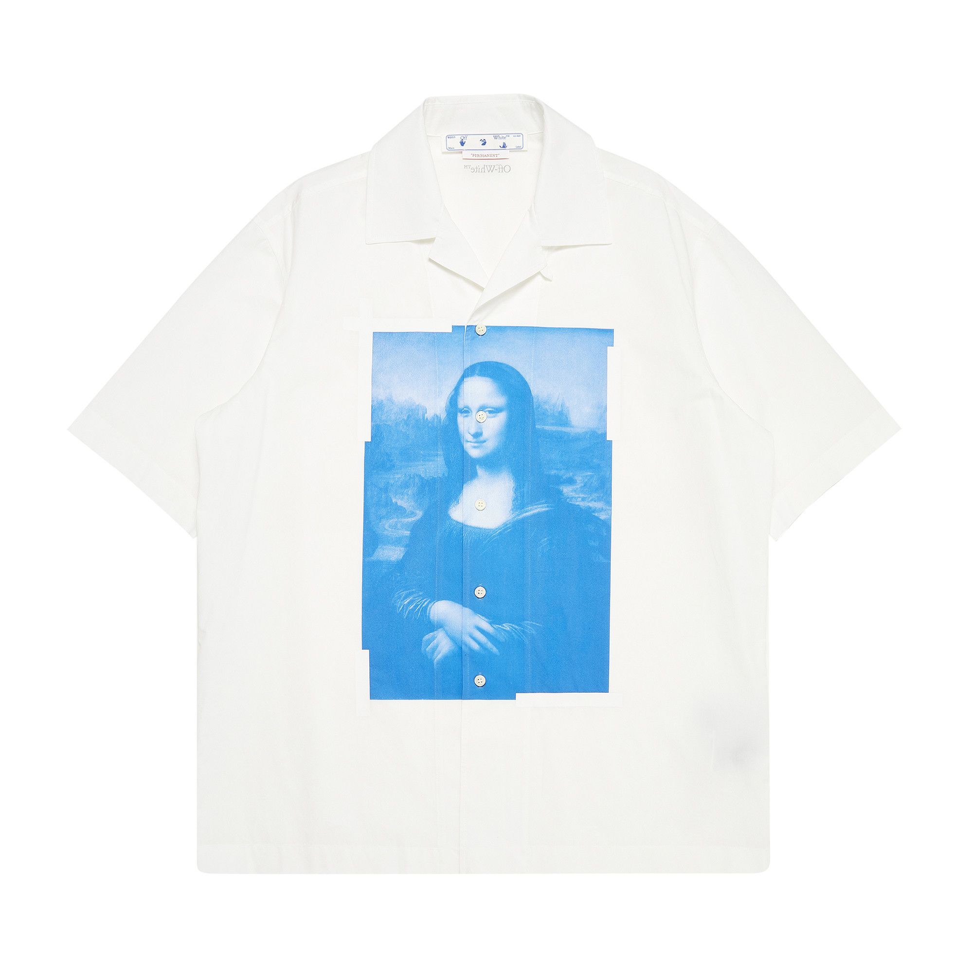 Buy Off White Monalisa Holiday Shirt White OMGA196C99FAB0020145 GOAT