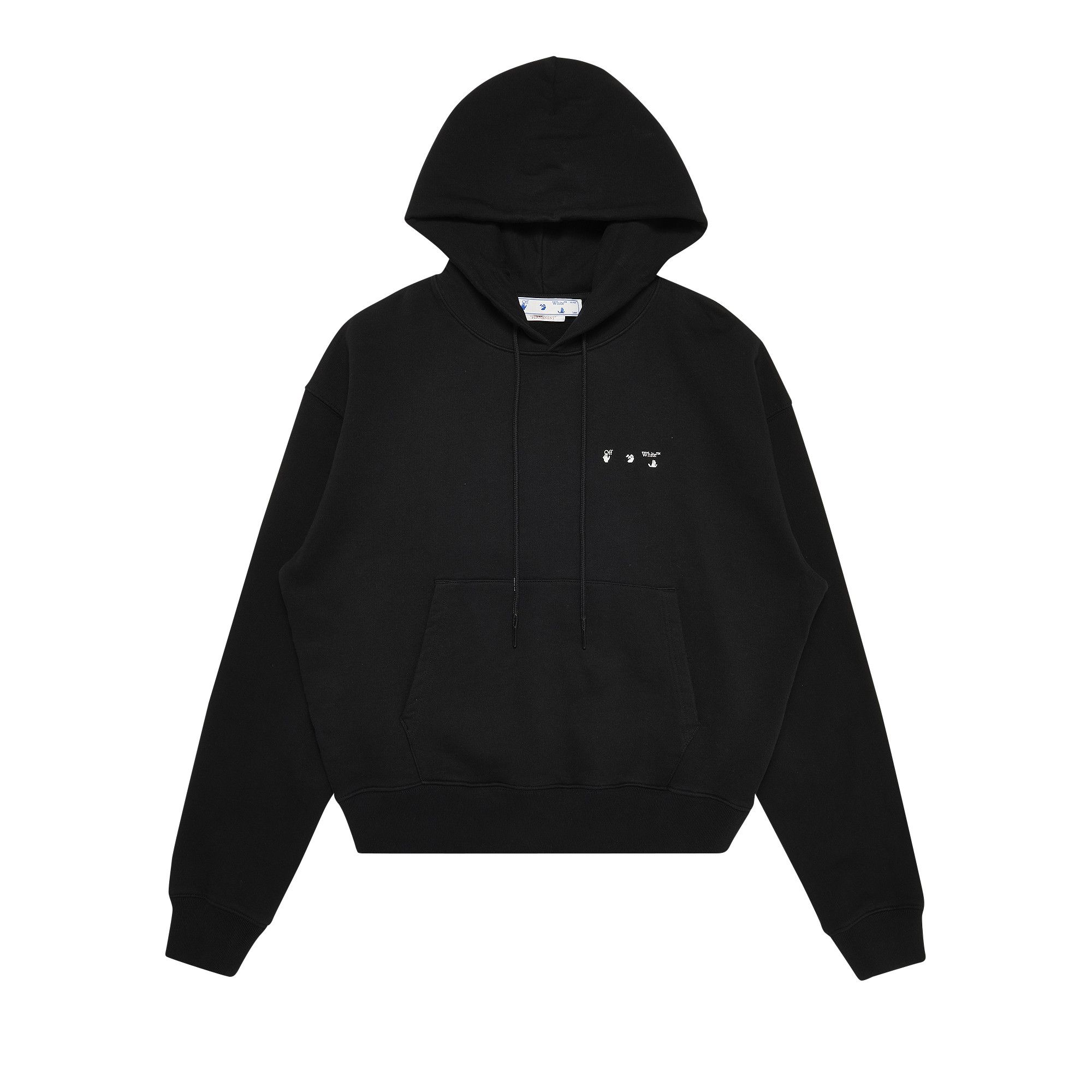 Red and black on sale off white hoodie