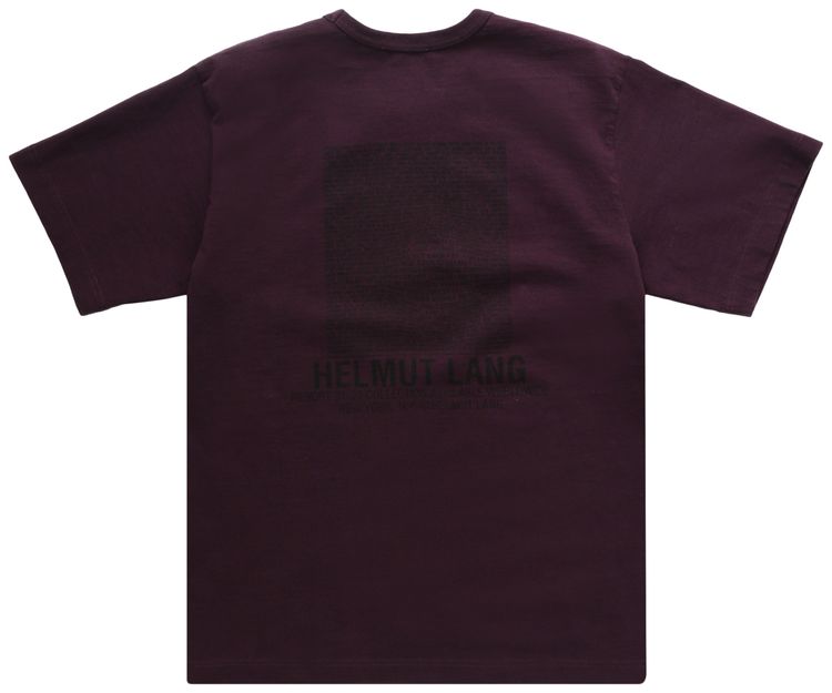 Helmut Lang Distort Tee Mulberry