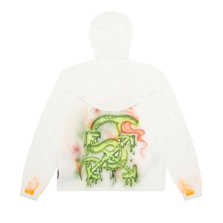 Off White Babybrush Shell Suit Hoodie White Multicolor