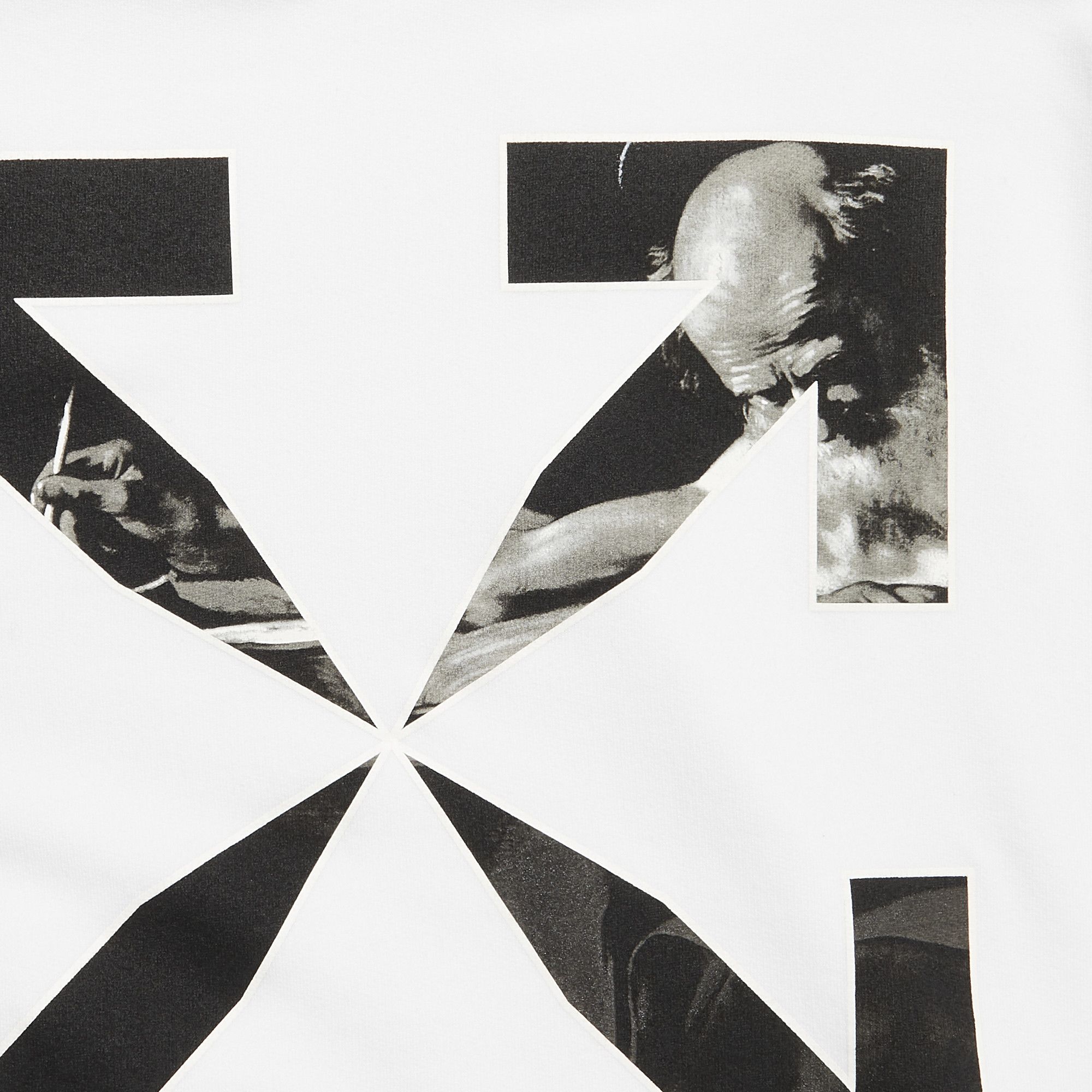 Buy Off-White Carav Arrow Over Hoodie 'White/Black