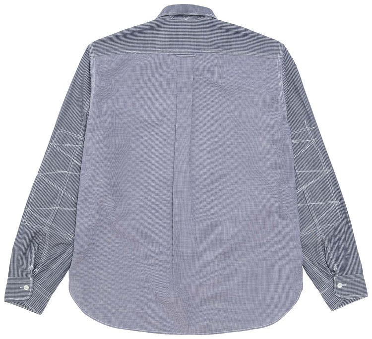 Junya Watanabe Top Stitch Shirt NavyWhite