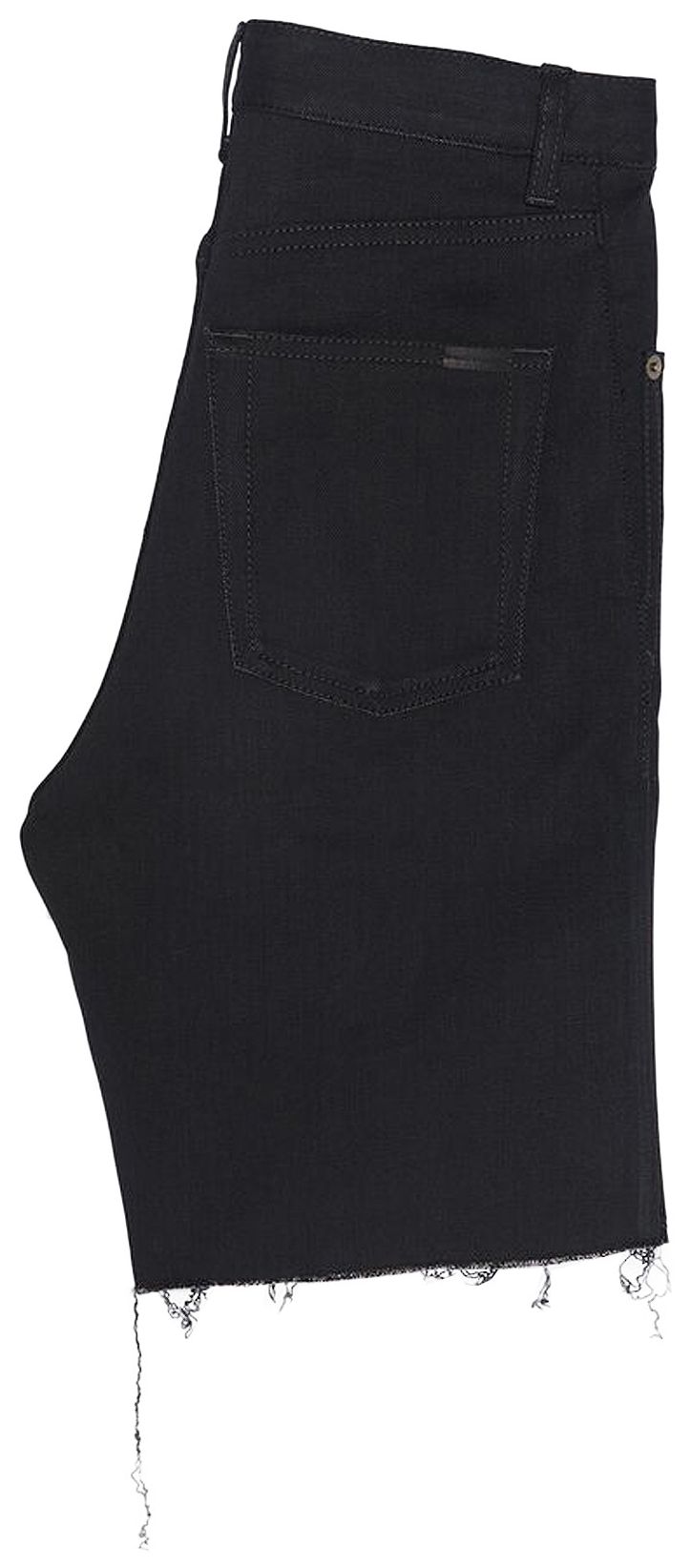 Saint Laurent Denim Short Black