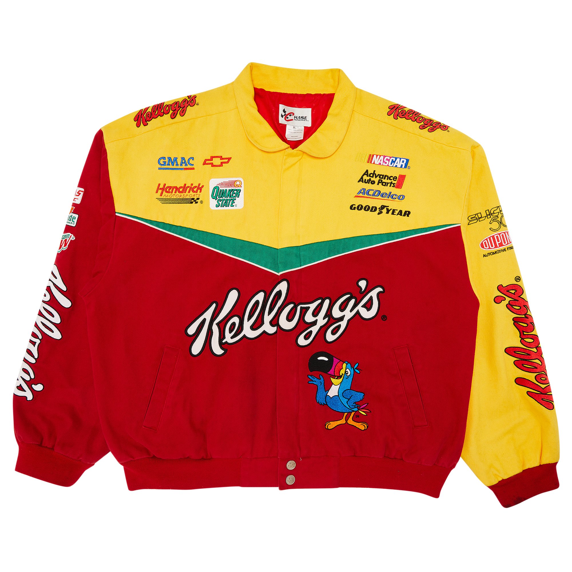 Chase Authentics Vintage Kellogg's Nascar Racing Jacket 'Red 