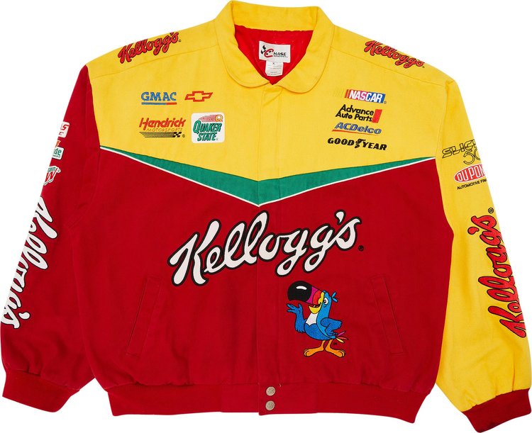 Vintage Chase Authentics Kellogg's Nascar Racing Jacket 'Red/Yellow'
