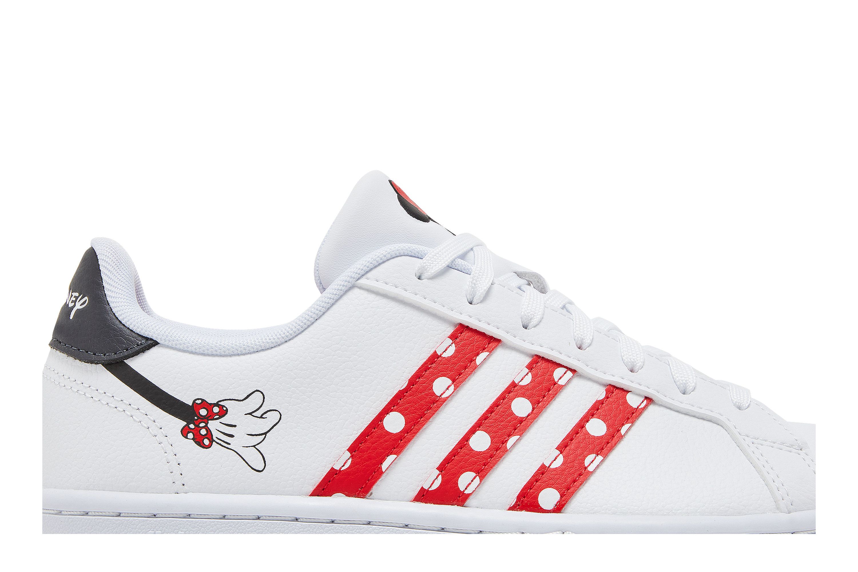 【minnie】 Buy Disney x adidas Wmns Grand Court Base 'Minnie Mouse' - GW6247