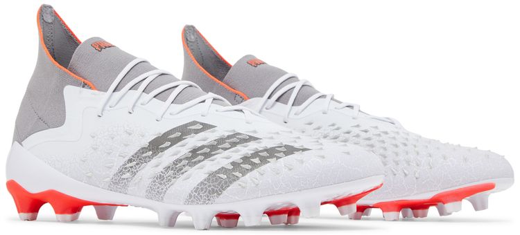 Adidas Predator Freak1 AG Demonskin   White Solar Red