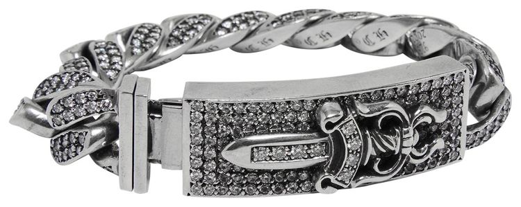 Chrome Hearts Dagger ID Bracelet Silver