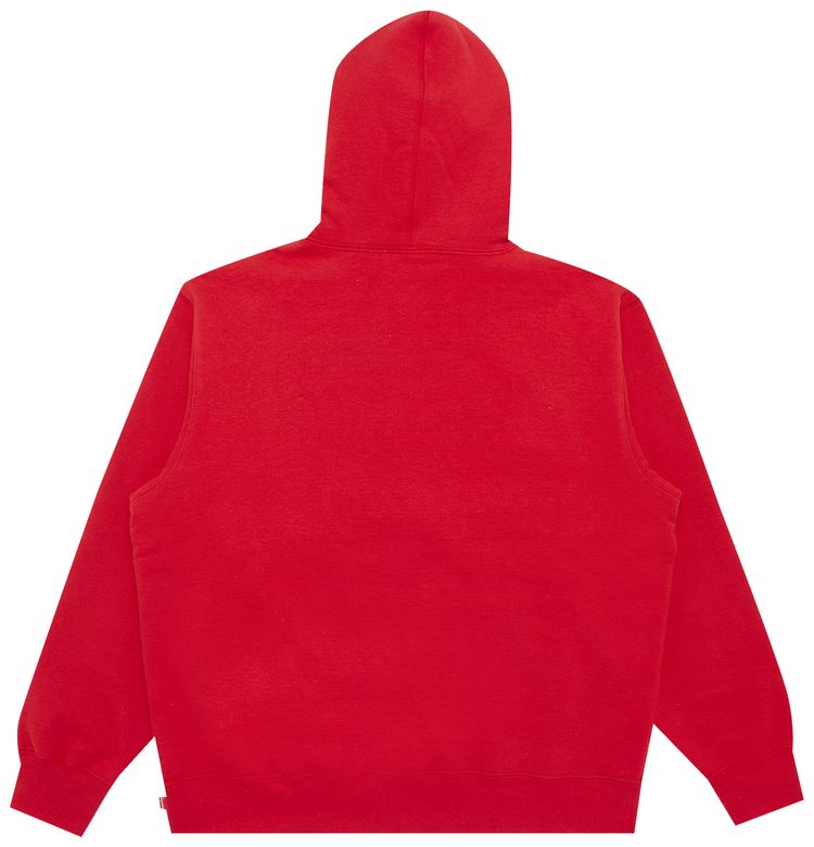 Supreme Bling Box Logo Hooded Sweatshirt Red