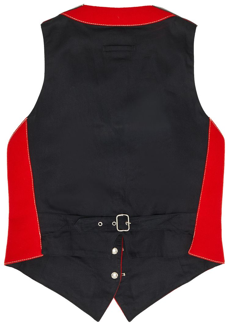 Vintage Jean Paul Gaultier Harness Corset RedBlack