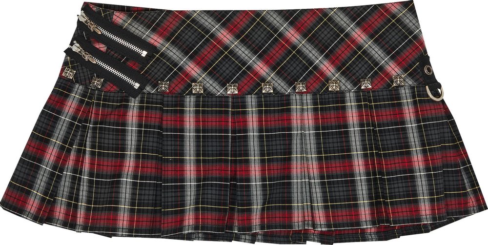 Buy Chrome Hearts Plaid Skirt 'Multicolor' - 1383 200000205PS MULT | GOAT