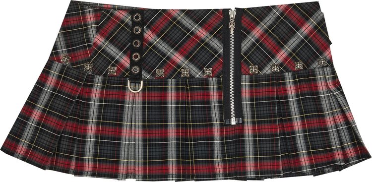 Chrome Hearts Plaid Skirt Multicolor