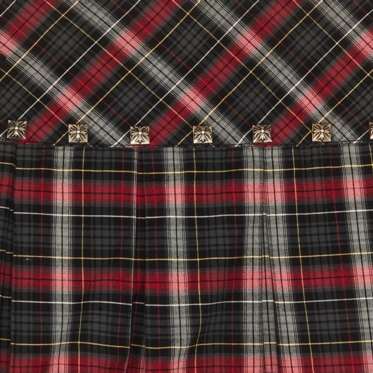 Chrome Hearts Plaid Skirt Multicolor