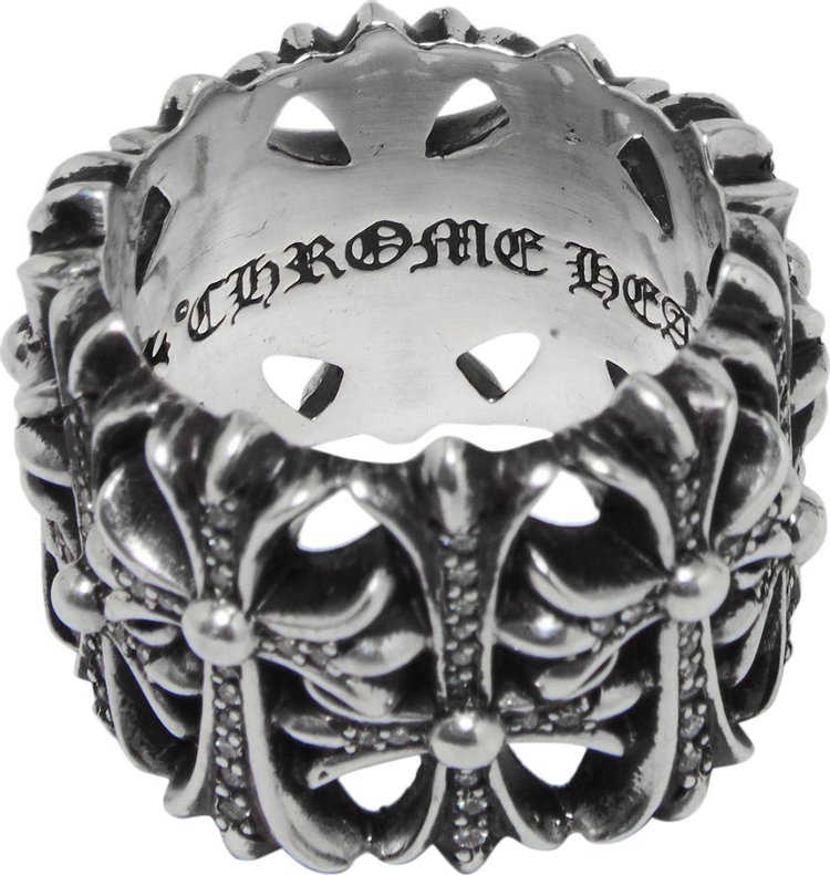 Chrome Hearts Cemetery Ring Silver