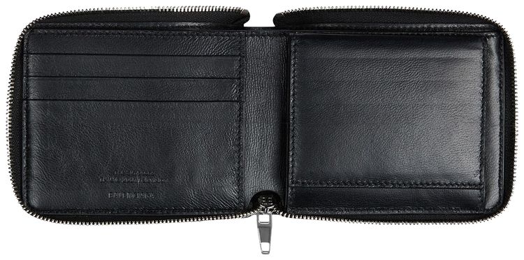 Balenciaga The Simpsons Essential Small Wallet With Strap Black