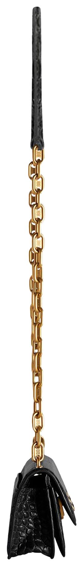 Balenciaga Gossip XS Bag With Chain Black