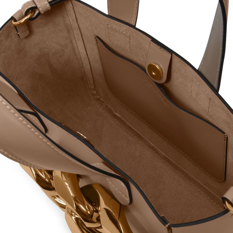 JW Anderson Mini Chain Tote Bag BeigeGrey