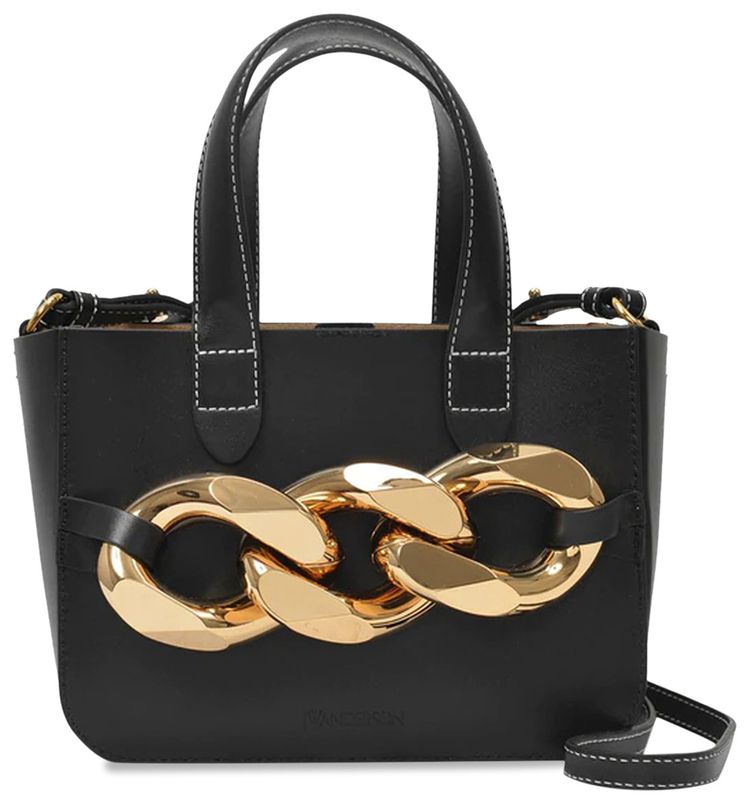 JW Anderson Mini Chain Tote Bag Black