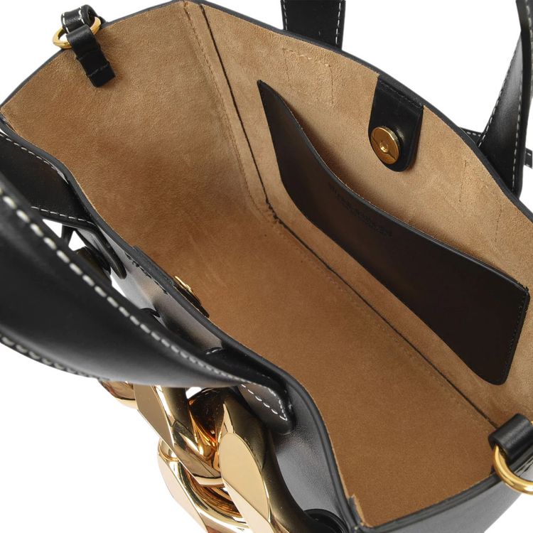 JW Anderson Mini Chain Tote Bag Black