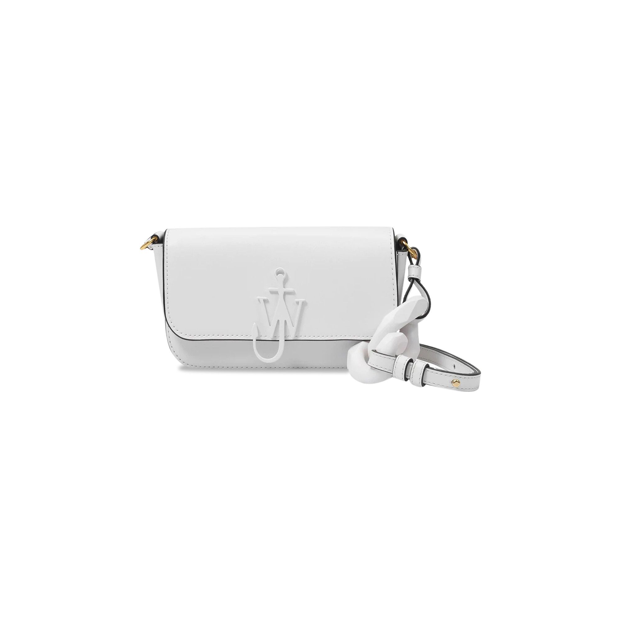 Buy JW Anderson Chain Baguette Anchor Bag 'White' - HB0431