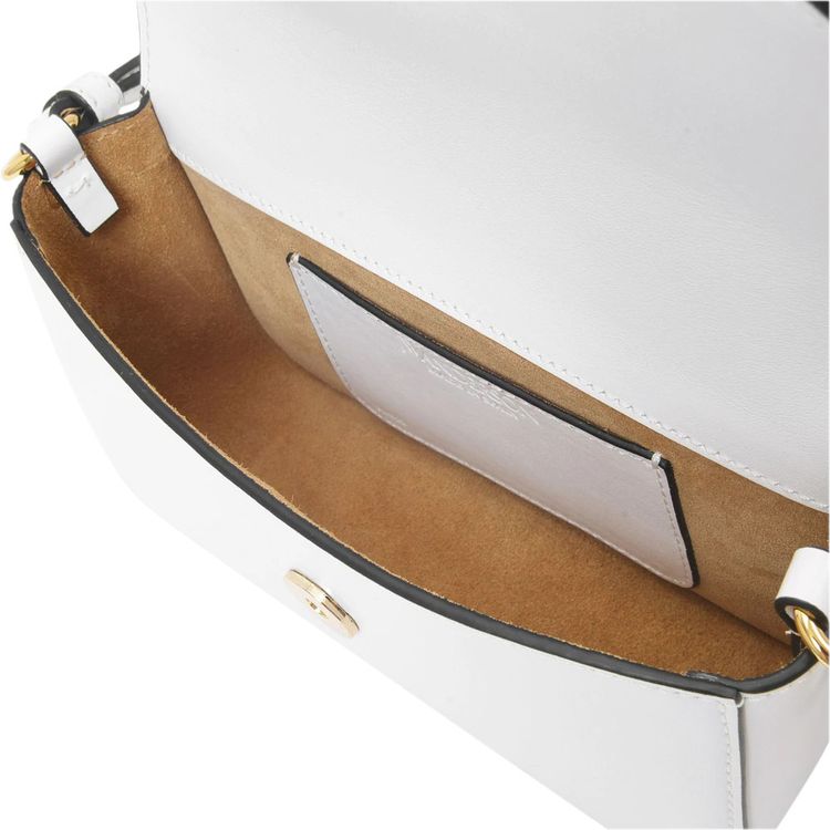 JW Anderson Chain Baguette Anchor Bag White