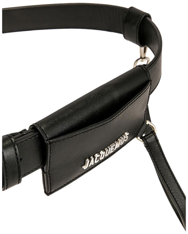 Jacquemus La Ceinture Porte Cartes Black