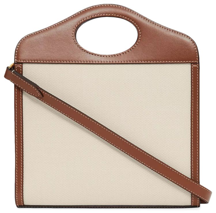 Burberry Mini Pocket Bag NaturalMalt Brown