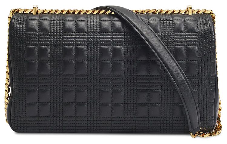 Burberry Medium Quilted Lola Bag Black