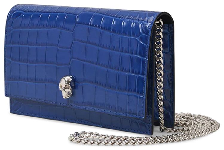 Alexander Mcqueen Small Skull Bag Blue