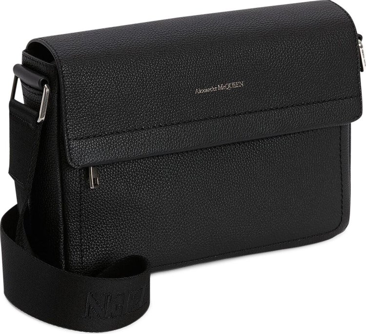 Alexander Mcqueen Crossbody Messenger Black